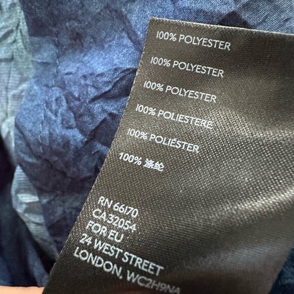 Free People Blue Martine Skirt Mini Hippie Boho Artsy Watercolor Indie Vacation - Picture 6 of 6